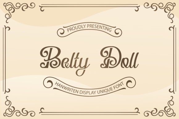 Belty Doll Font for Creative Web Design
