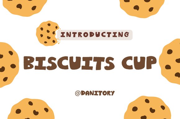 Biscuits Cup Font for Web Design