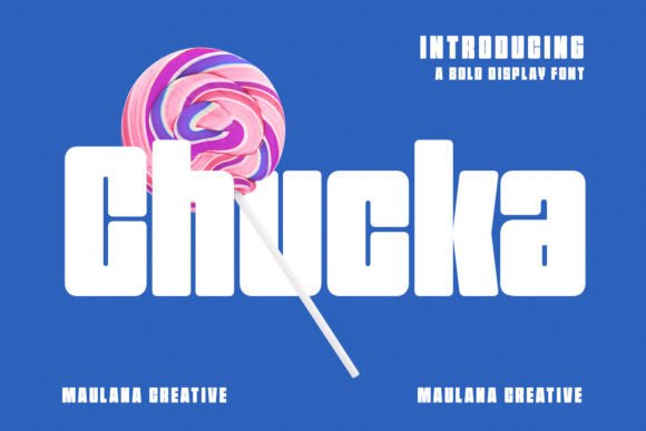 Chucka: A Modern Display Font