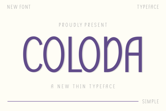 Coloda Font for Creative Design