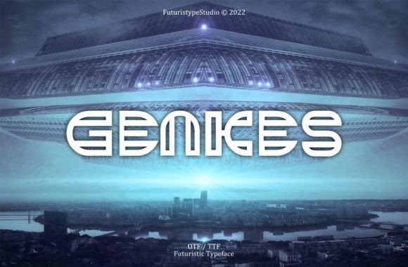 Genkes Font: Bold and Futuristic