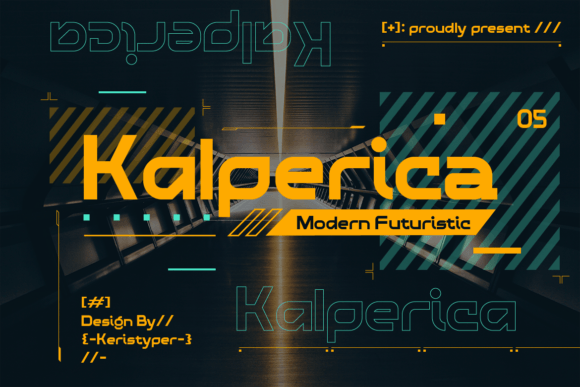 Kalperica: A Futuristic Display Font