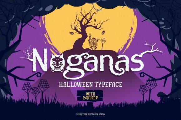 Noganas: A Scary Font for Bold Campaigns