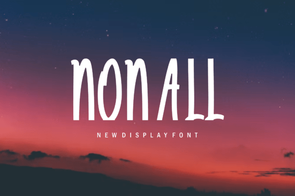 Nonall: A Cute Font for Business Branding