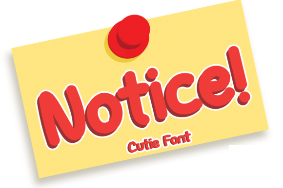 Notice: A Quirky Display Font