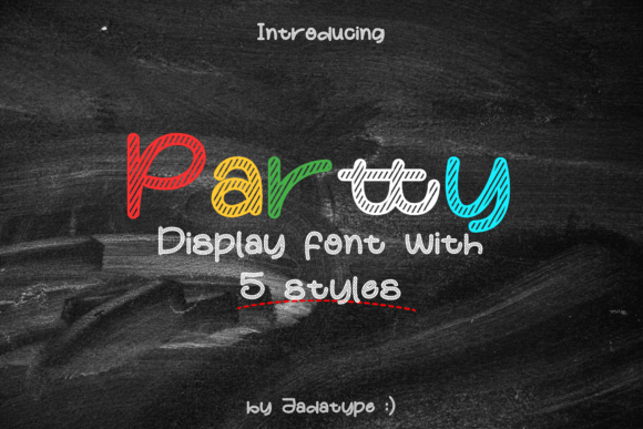 Partty Font for Creative Projects