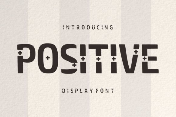 Positive Font for Creative Projects