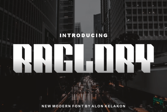 Raglory Font: Bold and Unique
