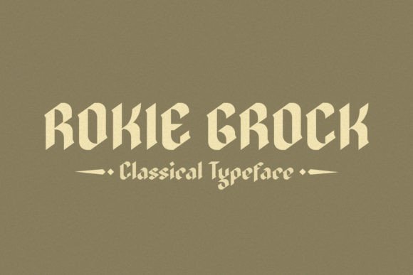 Rokie Grock Font for Bold Web Design