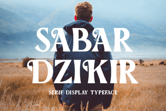 Sabar Dzikir Font for Elegant Branding