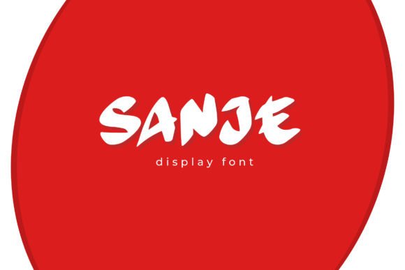 Sanje: A Font for Modern Branding