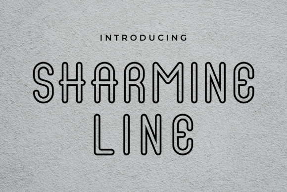Sharmine Line: A Bold Display Font