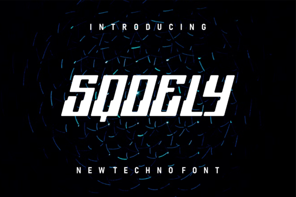 Sqoely: A Futuristic Display Font for Modern Design