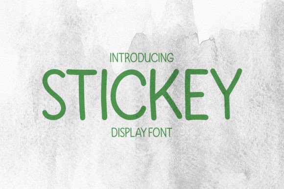 Stickey: A Playful Font for Polished Branding
