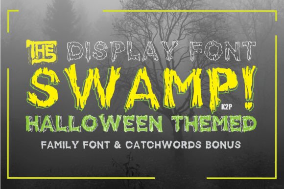 Swamp Font for Creative Projects