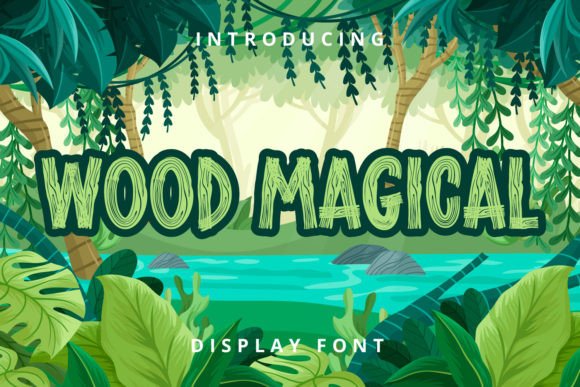 Wood Magical Font for Business Branding