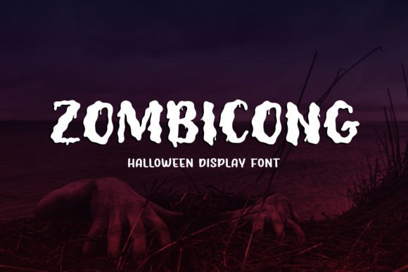Zombicong: Halloween Display Font